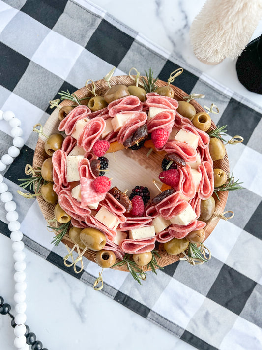 Charcuterie Skewer Wreath